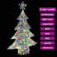vidaXL Christmas Tree with 240 LEDs Acrylic-112224610-115607849