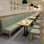 Bancs de restaurant modernes et simples
