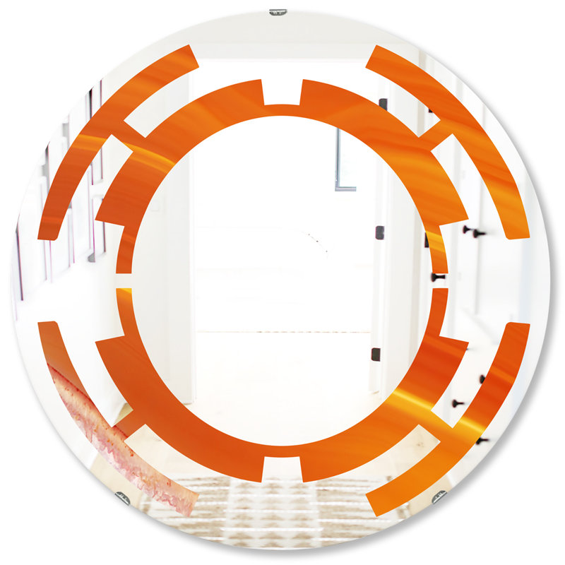 Miroir mural Agate in Wave, H 31,5 po x l po