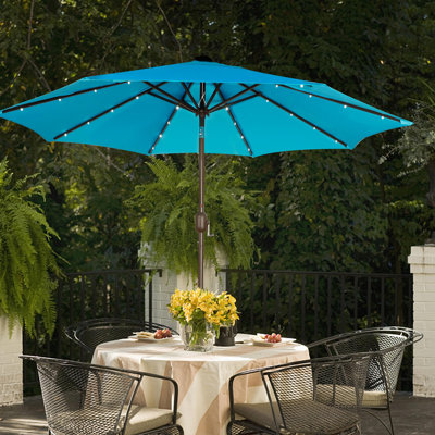 Parasol de marché éclairé 118 po Romanko