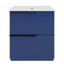 Meuble-lavabo autoportant de 30 po avec lavabo en céramique et tiroirs à extension complète-1094293443