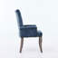 Chaise de salle à manger rembourrée en tissu de chenille-1995856624
