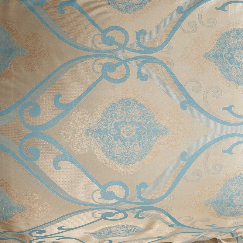 Ensemble de housse de couette réversible Dubaï, Housse de couette pour grand lit et 5 pièces supp