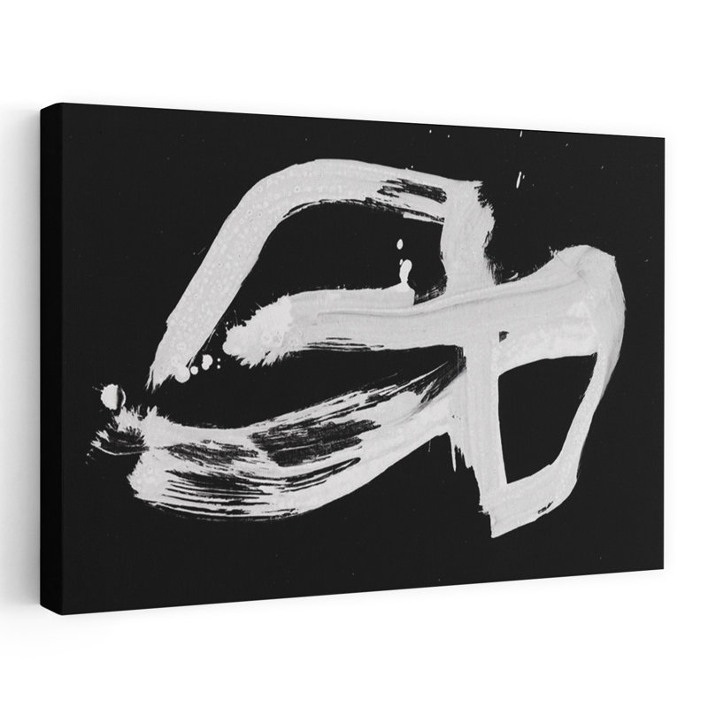 Bold Abstract Form Abstract Bold Contemporary Wall Art Print 1 Piece Wrapped Canvas Wall Art, 101.6cm H x 152.4cm W