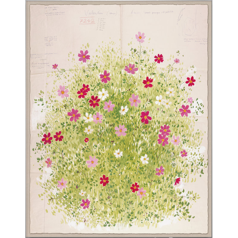 Printemps par Paule Marrot - impression, Boîte en acrylique, H 56 po x l 44 po x P 1,25 po