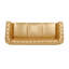 Canapé Chesterfield à accoudoirs roulés en polyuréthane 84,65 po avec capitonnage à boutons profonds 84,65 po