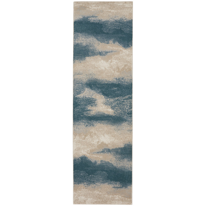 Abstract Indoor Rug, Runner 2'2" x 7'6"