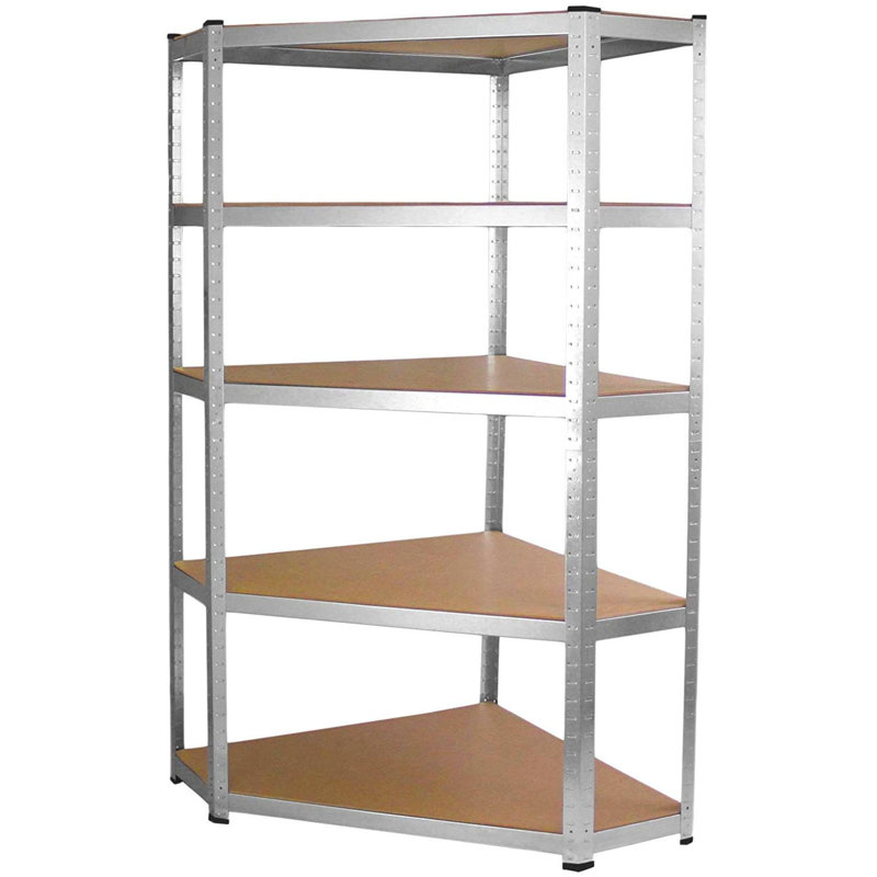 90cm W Metal Shelving Unit, 180cm H x 90cm W x 30cm D