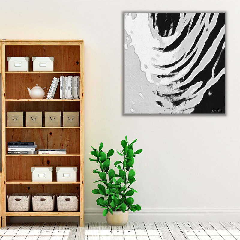 Broad Strokes 2 - reproduction d'art sur toile, H 16 po x l 16 po