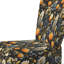 Nature Inspired Wanderer Boho Pattern - Upholstered Scandinavian Side Chair, Botanical Nature Accent Chair