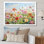 Zinnias Country Charm sur toile