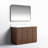 Rally 48'' Free Standing Single Bathroom Vanity with Calacatta Quartz Top with Mirror-741139779