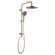 10" Exposed Shower Combo Set, Solid Brass Shower Kit with Pressured-Balanced Valve