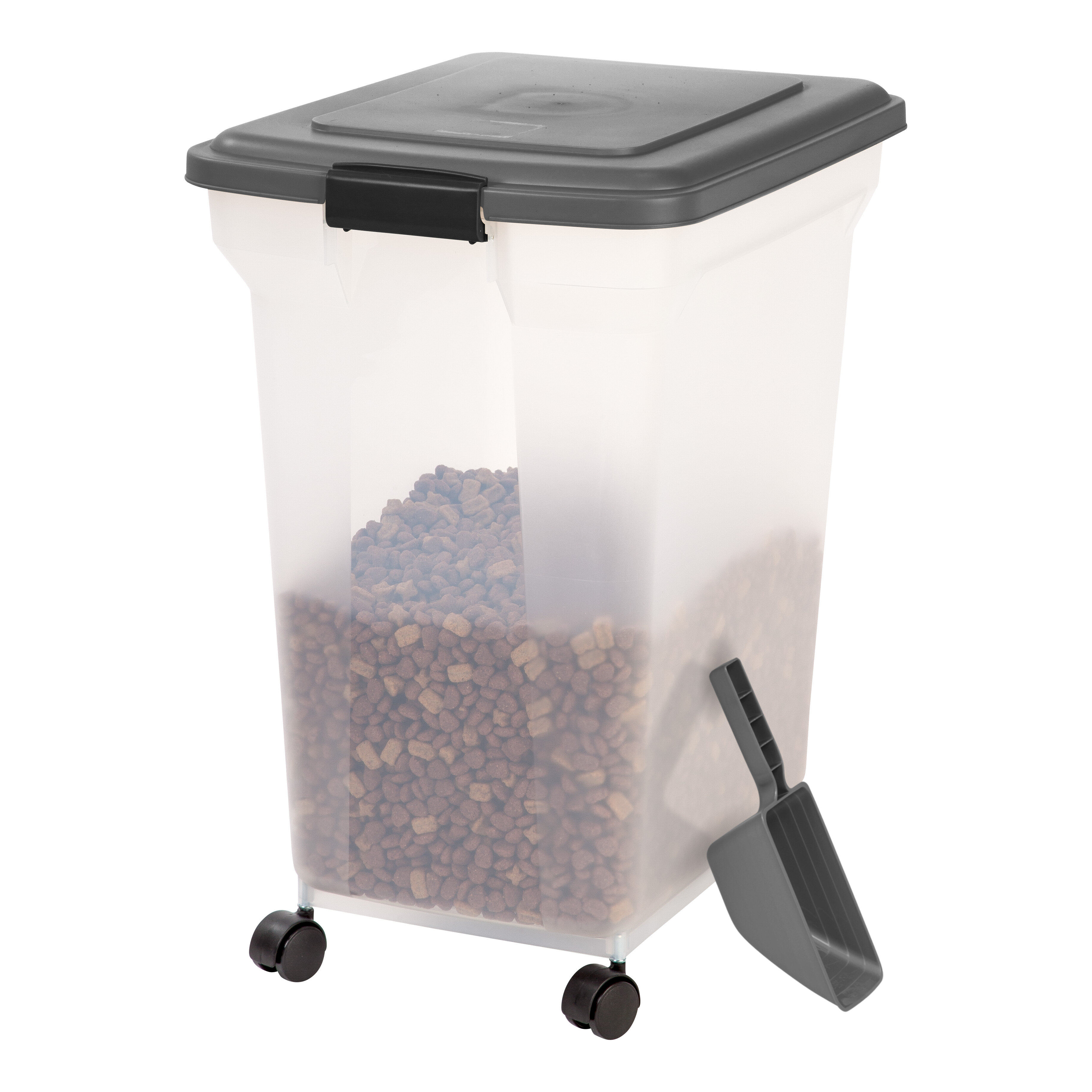 Aspen Large White Canister with Scoop + Reviews