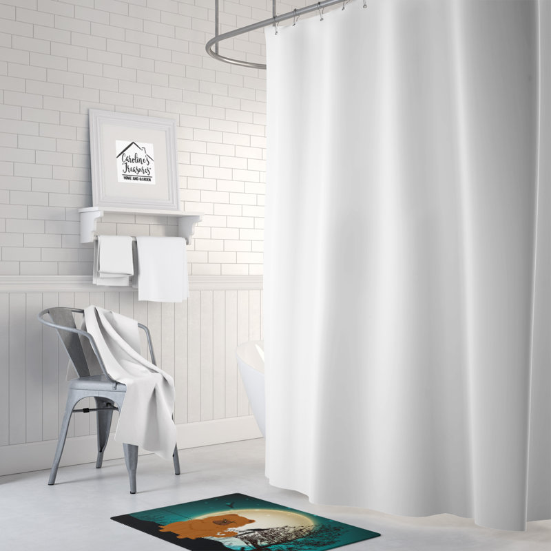 Tapis de bain Divyne Halloween Scary Chow, Rouge