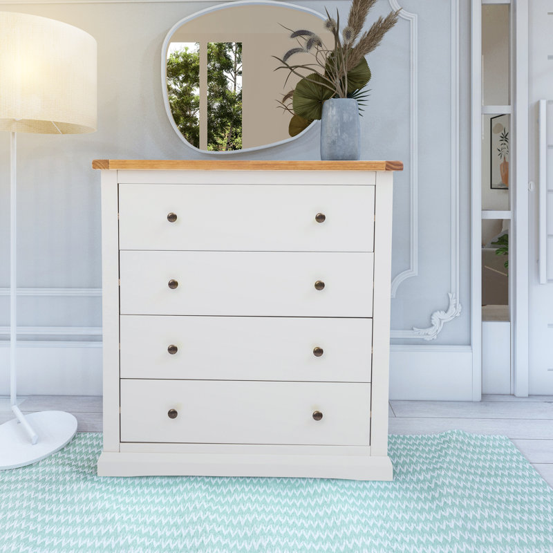 Elin 90cm W 4 - Drawer Chest of Drawers