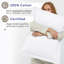 Ensemble de housse de couette 100% coton percale uni - Comprend 1 housse de couette et 2 taies décoratives-128537759-128537758