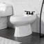 Robinet de bidet vertical à 3 poignées-74417237