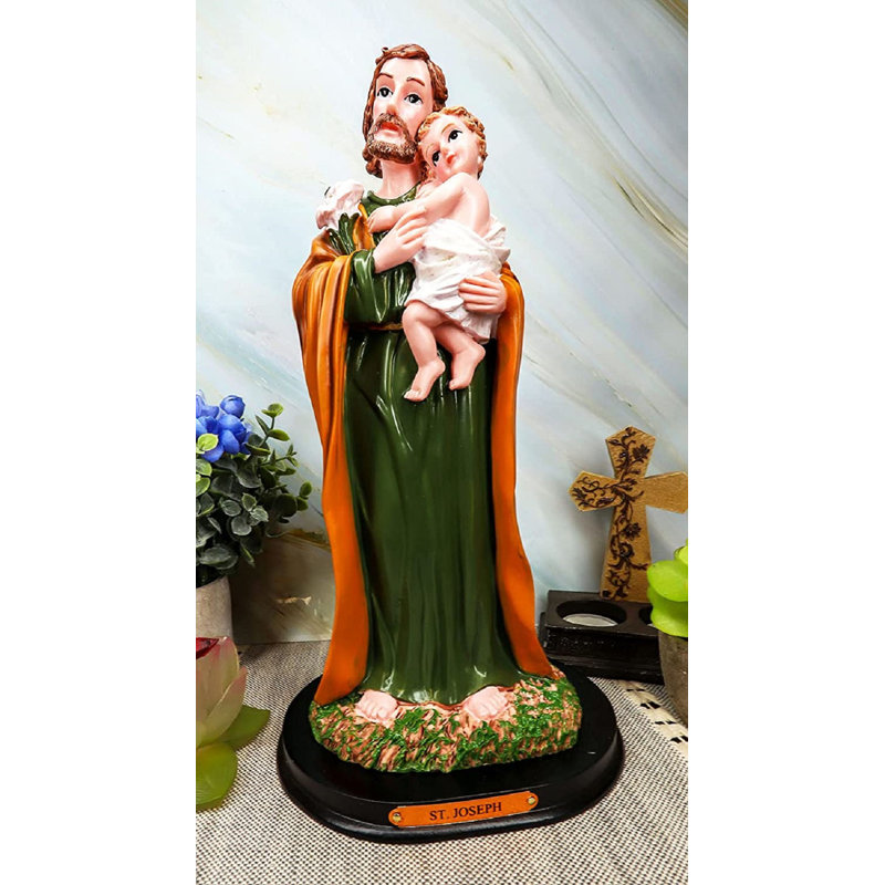 Figurine Dyanara Saint Joseph avec l'enfant Jésus
