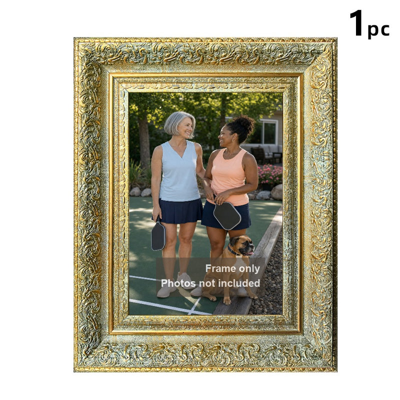 8" x 10" Antique Gold 1PC Everyday Picture Frame for Gallery Wall Decor