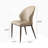 Dining chair PU with unique design backrest set of 2