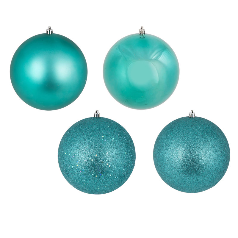 Ornement boule Vickerman, Sarcelle, 96, 1.6"