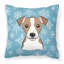  Coussin Snowflake Jack Russell Terrier-2070356684