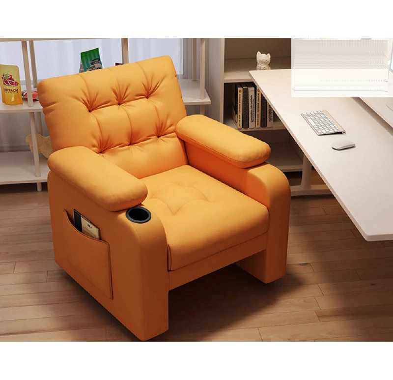 Naheem Genuine Leather Side Chair