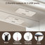 Rectangle LED Medicine Cabinet with Light, Sockets & USBs,Tempered Glass-182336671