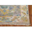 Tapis gris fait à la main Oushak 3 x 6