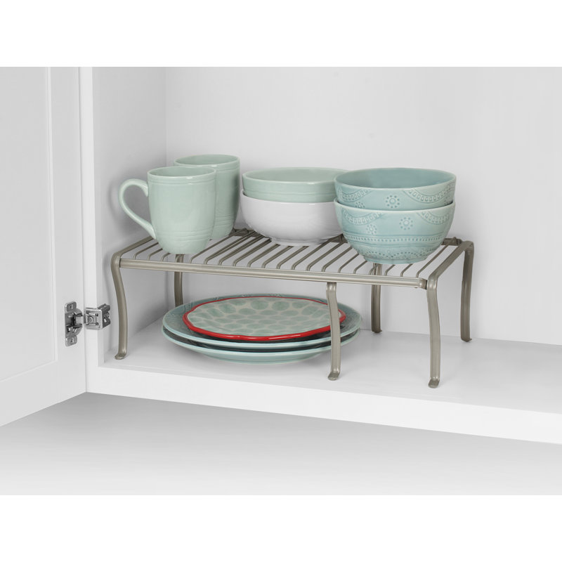 Tablette extensible Winningham, Nickel satiné thermolaqué