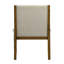7 pièces Table de salle à manger rectangulaire en bois massif tissé à la main-431740185