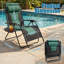Ensemble de 2 chaises zéro gravité rembourrées avec porte-gobelet, chaise de patio pliante portative pour camping / plage, chaise longue inclinable-961915132