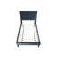 Lit simple moderne pour chambre à coucher - support stable à 12 lattes, réglable, en lin, fabrication solide et touffetée en biscuit intrigante, tête de lit, lit douillet captivant-976170759