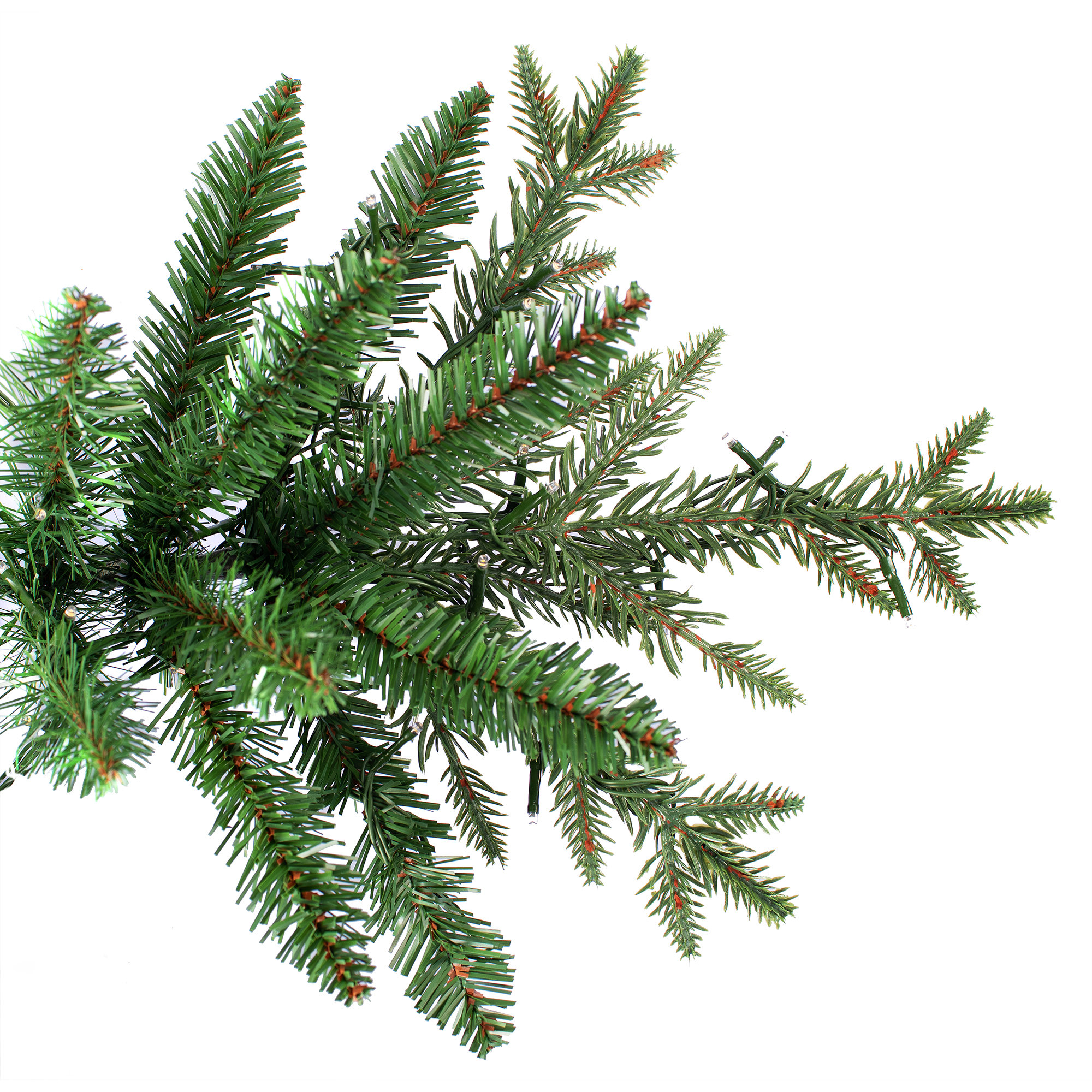 84' Lighted Artificial Fir Christmas Tree