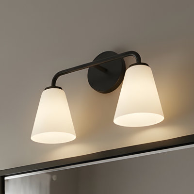 Meuble-lavabo à deux lumières Envoyer