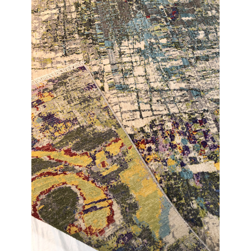 Sari One-of-a-Kind 9' X 12' Hand Knotted Area Rug