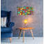  «Summer Doodles» par Matt Wills, art mural en verre acrylique, 24 po x 12 po