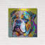 Art mural en métal Red Barrel Studio® «The Waiting Bulldog» par Dean Russo-1536898766