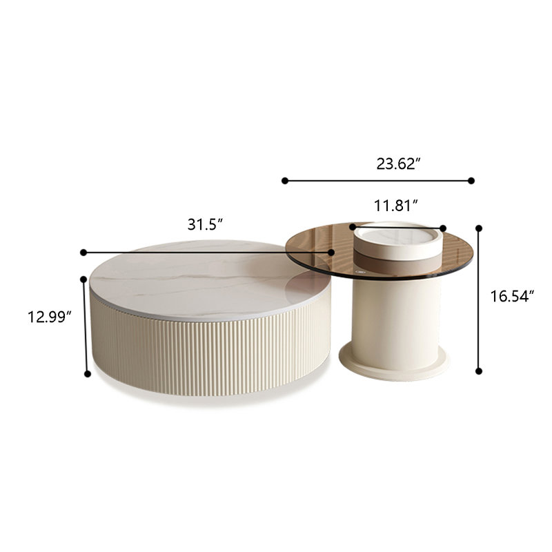 Ensemble de tables basses 31,5 po Modern