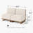 Rattan Armless Single Sofa