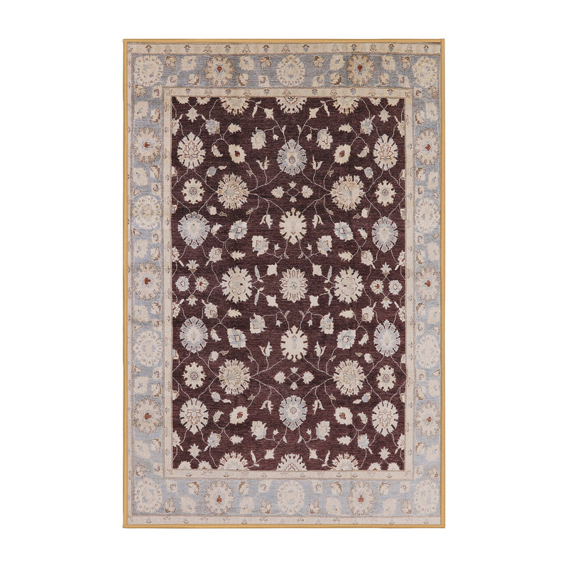 Tapis oriental beige / brun / gris Ardem, Rectangle 8 pi x 10 pi