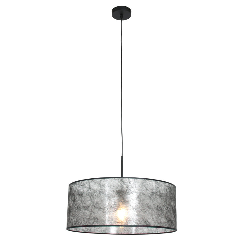 Durel 1 - Light Black Single Pendant, Grey