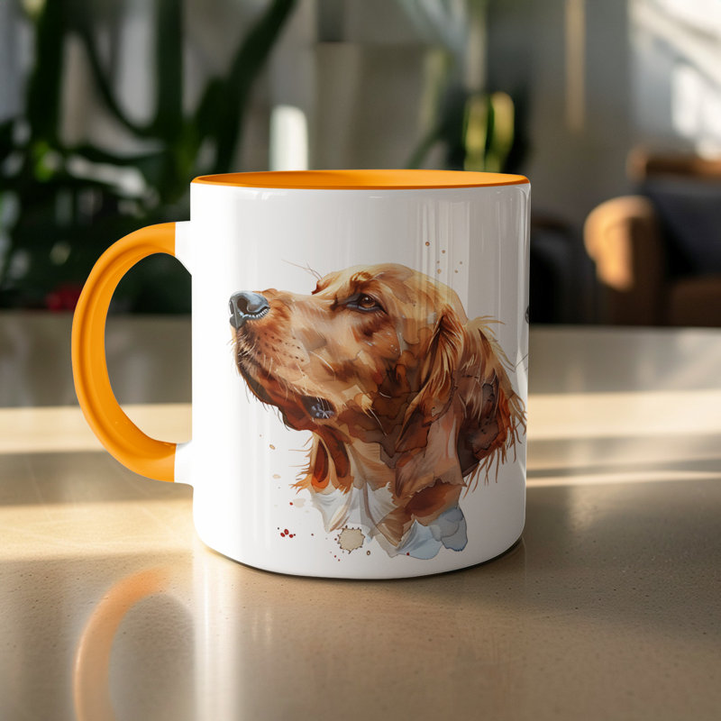 Mug, Orange, 2