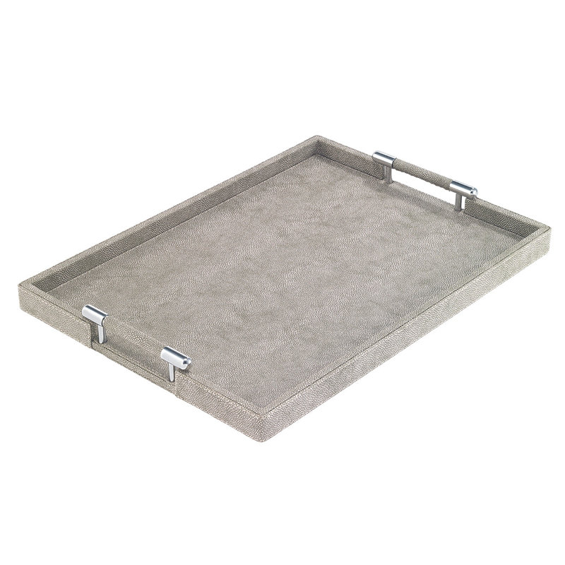 Stingray Vinyl Decorative Tray, Pearl