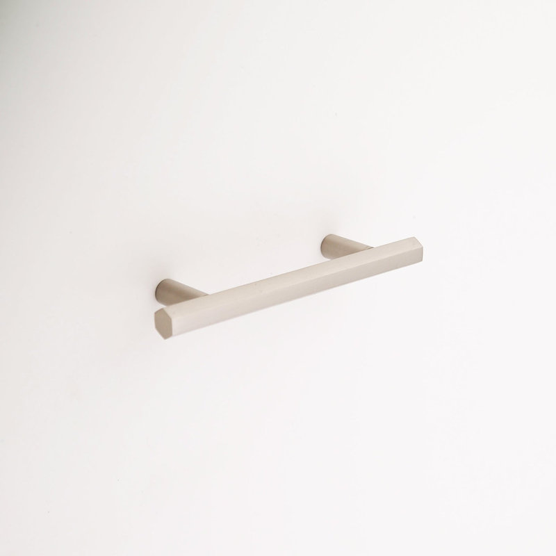 Madelyn Carter Abigail Solid Brass Drawer Pull, 3 3/4″, Satin Nickel