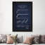 Hockey Stick Navy Blue Patent Blueprint by Aged Pixel - Floater Frame Print on Canvas-1111112052-1111112041