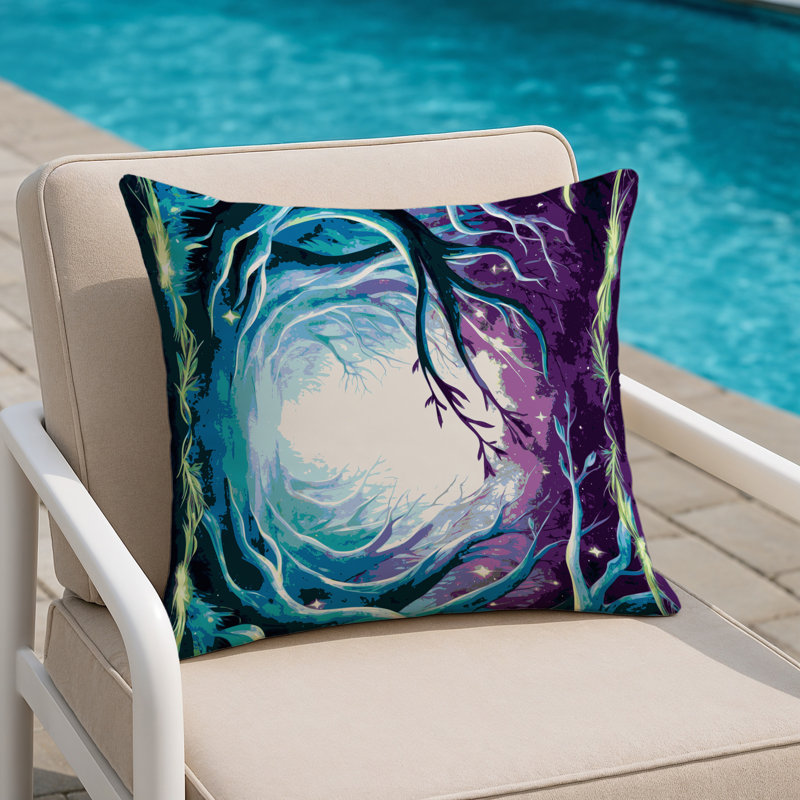 Enchanted Canopy Indoor And Outdoor Throw Pillow, Square 20"