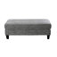 Ensemble de canapé modulaire 5 pièces en chenille gris