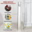 76cm Glass Flower Tall Vase Room Decor Set of 2
